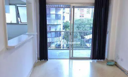 121355 Apartamento com 1 dormitório para alugar, 45 m² por R$ 3.548/mês - Moema - São Paulo/SP