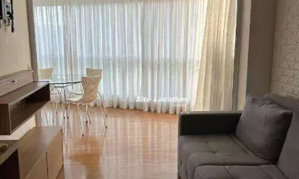 121640 Apartamento Mobiliado com Varanda Envidraçada em condomínio com Lazer completo