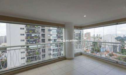 121724 Apartamento com 3 dormitórios para alugar, 135 m² por R$ 11.684/mês - Perdizes - São Paulo/SP