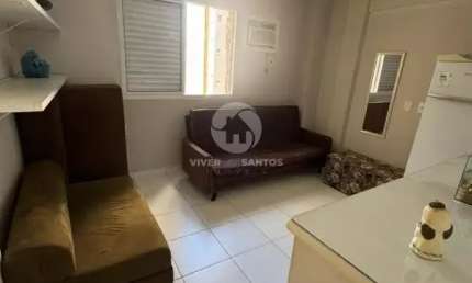 Apartamento com 1 quarto à venda na Avenida Presidente Wilson, 174, José Menino, Santos