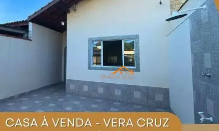 Casa com 3 dormitórios à venda, 91 m² por r$ 350.000 - vera cruz - mongaguá/sp