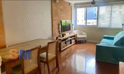Apartamento com 2 quartos à venda na avenida rouxinol, 700, indianópolis, são paulo, 73 m2 por r$ 985.000