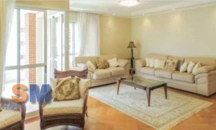 Apartamento com 4 quartos para alugar na Alameda dos Aicás, Indianópolis, São Paulo, 200 m2 por R$ 13.000