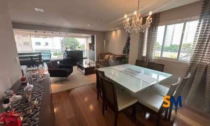 Apartamento com 4 quartos para alugar na Avenida Macuco, Moema, São Paulo, 170 m2 por R$ 13.000