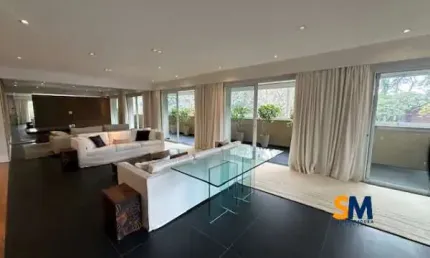 Apartamento com 4 quartos para alugar na rua afonso braz, 20, vila nova conceição, são paulo, 370 m2 por r$ 40.000