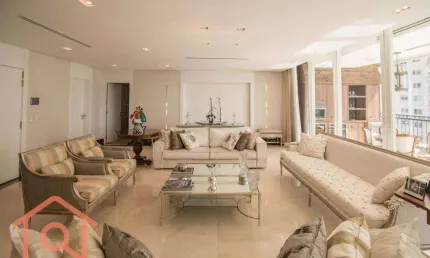 Apartamento com 4 dormitórios à venda, 436 m² por r$ 17.150.000,00 - moema - são paulo/sp
