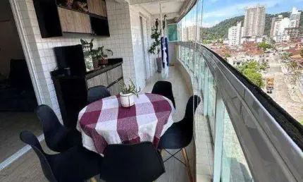 Apartamento à venda, 86 m² por r$ 490.000,00 - canto do forte - praia grande/sp