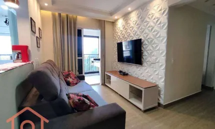 Apartamento à venda, 84 m² por R$ 650.000,00 - Marapé - Santos/SP