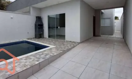 Casa com 3 dormitórios à venda, 78 m² por R$ 420.000,00 - Estância São José - Peruíbe/SP