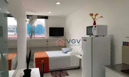 Kitnet para alugar, 25 m² por r$ 2.300,00/mês - mirandópolis - são paulo/sp