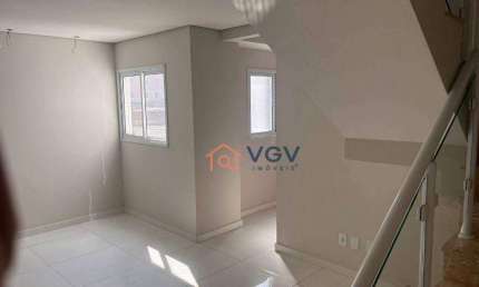 Cobertura de 99 m², 2 quartos e 2 vagas à venda  - Nova Gerti - São Caetano do Sul/SP