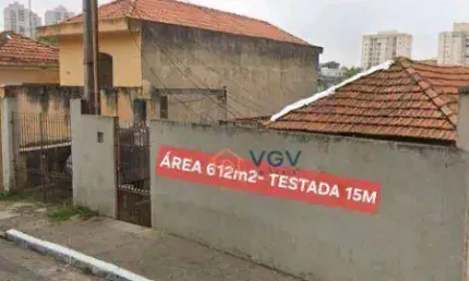 Terreno à venda, 612 m² por r$ 1.100.000,00 - vila guarani (zona sul) - são paulo/sp