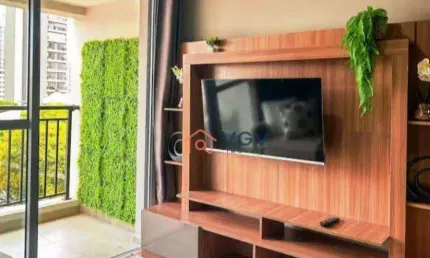 Apartamento com 1 dormitório à venda, 33 m² por r$ 585.000,00 - moema - são paulo/sp