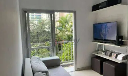 Apartamento com 1 dormitório para alugar, 45 m² - Moema - São Paulo/SP