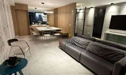 Apartamento mobiliado com 3 dormitórios à venda, 125 m² por r$ 1.600.000 - portal do morumbi - são paulo/sp