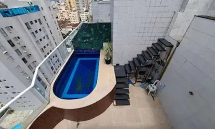 Cobertura com 2 dormitórios à venda, 90 m² por r$ 460.000,00 - guaruja -cidade atlântica, praia da enseada - guarujá/sp