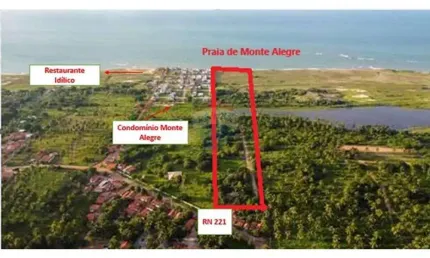 Terreno de 1.200 m² com acesso a RN 221 em São Miguel do Gostoso