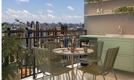 Apartamento para venda no condomínio MOOD CANDELÁRIA com duas tipologias, 59m² e 70m², a partir de R$ 426.000