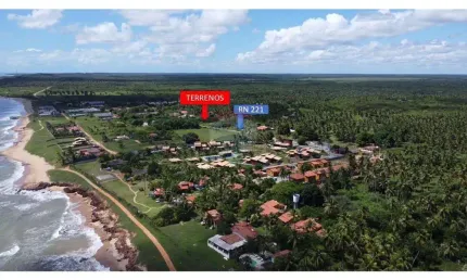 Terreno com escritura pública de 525 m²  a poucos metros da praia