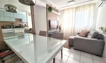 Apartamento em condomínio clube muito bem localizado em Emaús
