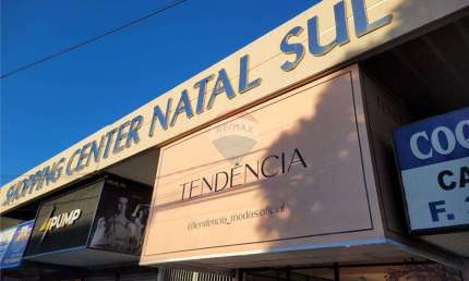 Loja em Lagoa Nova no Shopping Natal Sul na Prudente de Morais 57m² com mezanino e 1 vaga