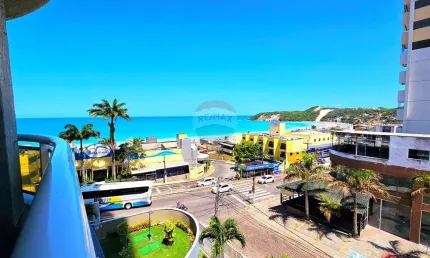 Lindo apart. mobiliado no Cond. Blue Ocean em Ponta Negra, 2 doms c/ suíte, linda vista