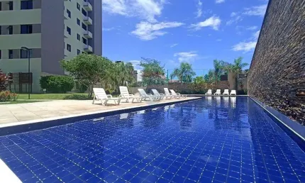 Apartamento para alugar em Ponta negra, com 2/4 todo mobiliado!!!