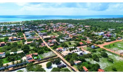 Terreno com 1.379 m² a venda em loteamento - são miguel do gostoso