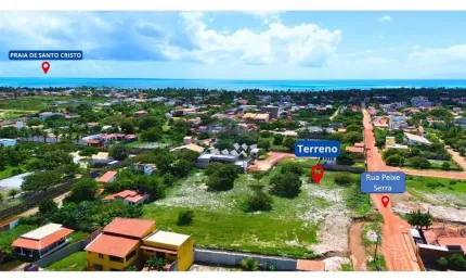 Loteamento em são miguel do gostoso - bairro: santo cristo