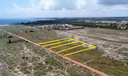 TERRENO 480 M2  À VENDA NA PRAIA DE MARACAJAU - BARRA DE MAXARANGUAPE RN