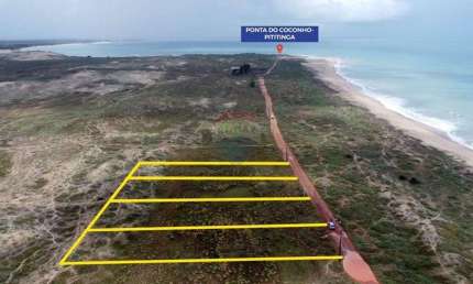 TERRENO DE 480 M2  À VENDA NA PRAIA DE MARACAJAU - BARRA DE MAXARANGUAPE RN