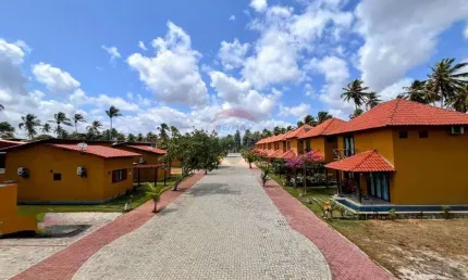 Casa de 2 quartos mobiliada em Condomínio beira mar