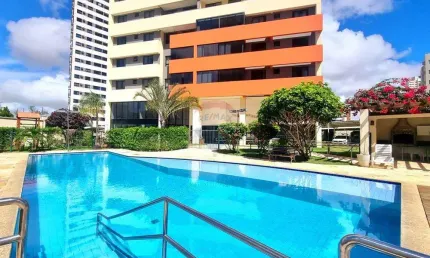 Lindo Apart. no Cond. Corais de Capim Macio c/ 96 m², andar alto, lado sombra, ventilado