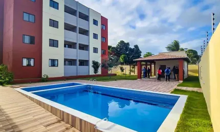 Apartamento novo para venda em ponta negra no condomínio juracy de freitas