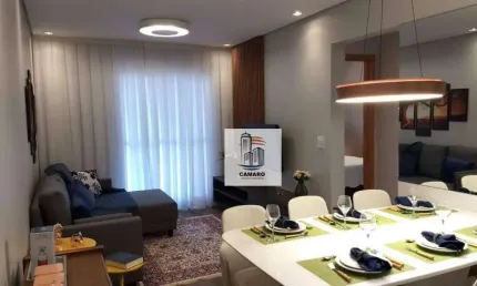 Apartamento com 2 dormitórios à venda, 65 m² por R$ 615.200,00 - Campestre - Santo André/SP