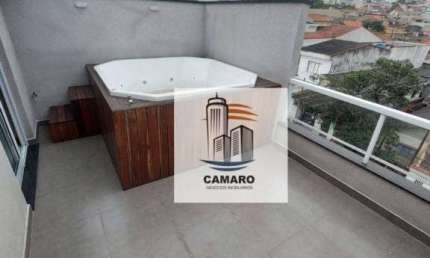 Cobertura com 3 dormitórios à venda, 100 m² por R$ 690.000,00 - Vila Scapelli - Santo André/SP