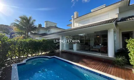 Casa em condomínio fechado com 4 quartos à venda na Estrada Haroldo Soares Glavan, 929, Cacupé, Florianópolis por R$ 4.350.000