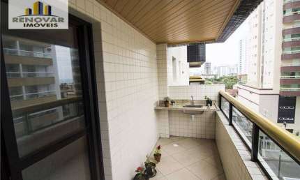Apartamento com 2 dormitórios à venda, 89 m² por R$ 440.000 - Caiçara - Praia Grande/SP