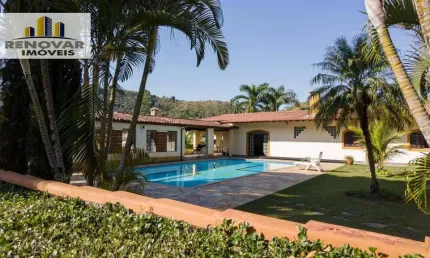 Chácara com 4 dormitórios à venda, 4800 m² por R$ 4.700.000,00 - Nogueira - Guararema/SP