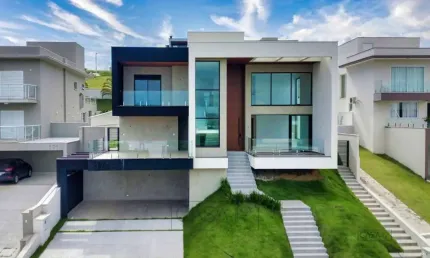 Sobrado com 4 suítes à venda, 435 m² por r$ 4.500.000 - condomínio reserva do paratehy - são josé dos campos/sp