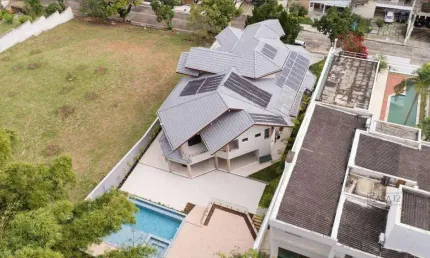 Sobrado com 5 suítes à venda, 693 m² por r$ 7.500.000 - jardim das colinas - são josé dos campos/sp