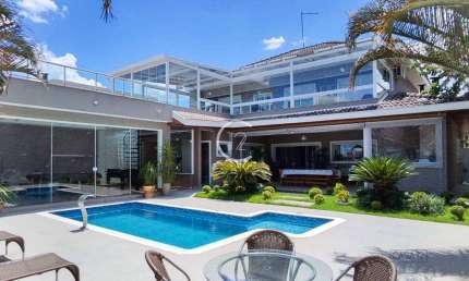Sobrado com 5 dormitórios à venda, 400 m² por R$ 4.190.000,00 - Condomínio Reserva do Paratehy - São José dos Campos/SP