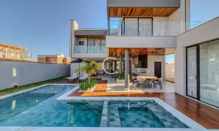 Sobrado novo com 5 suítes à venda, 497 m² por R$ 5.900.000 - Urbanova - São José dos Campos/SP