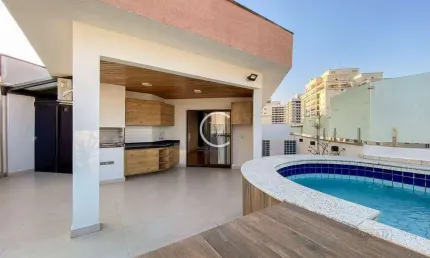 Cobertura duplex com 3 dormitórios (sendo 2 suítes) à venda, 182 m² por r$ 1.850.000 - jardim aquarius - são josé dos campos/sp