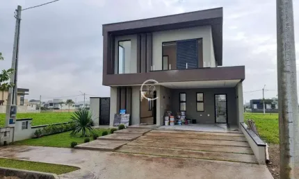 Sobrado novo com 3 dormitórios à venda, 232 m² por r$ 1.490.000 - vereda dos campos - são josé dos campos/sp