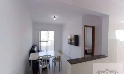 Aceita carro - praia grande - lindo apto seminovo com lazer completo