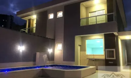 4 suítes no boqueirão.triplex com piscina. 2 vagas . novo .