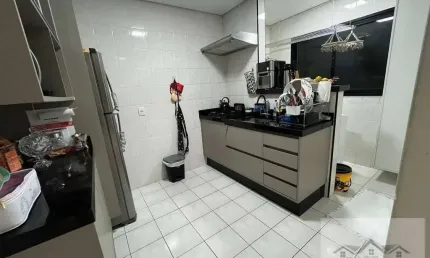 Á venda apartamento 3 dormitórios mobiliado bairro aviação praia grande sp