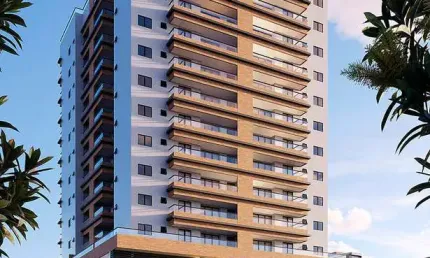 Apartamento com 2 ou 3 suítes no Canto do Forte, Entrada a partir de 56.000