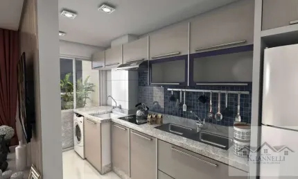 Apartamento 2 dormitórios 1 suíte . guilhermina . praia grande sp . á venda